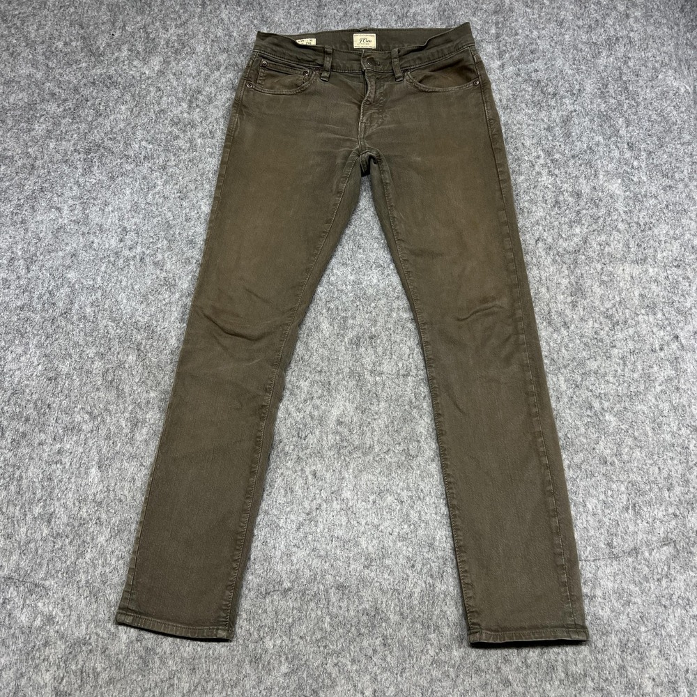 J Crew Jeans Mens 29x32 250 Slim Taper Sun Faded Stretch Denim FITS30x30 Pants